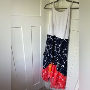 Anthropologie Hutch hi-low mixed media dress